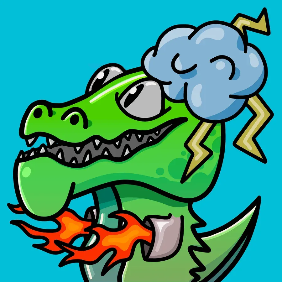 Glitchy Gator number 1029