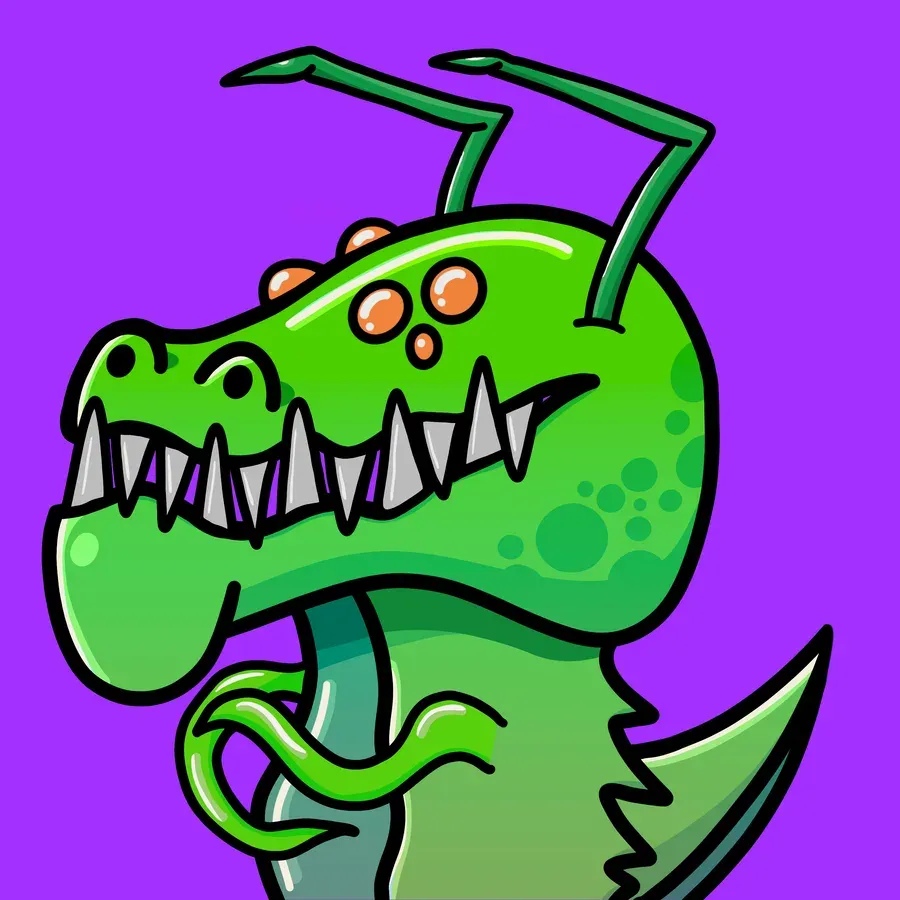 Glitchy Gator number 1119
