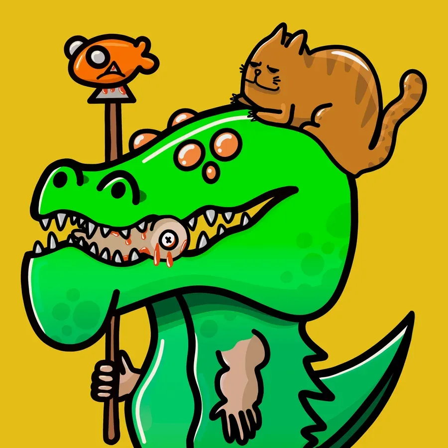 Glitchy Gator number 1464