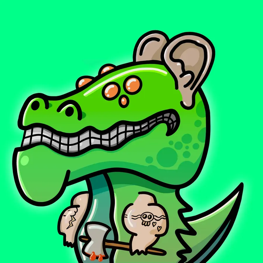 Glitchy Gator number 1598
