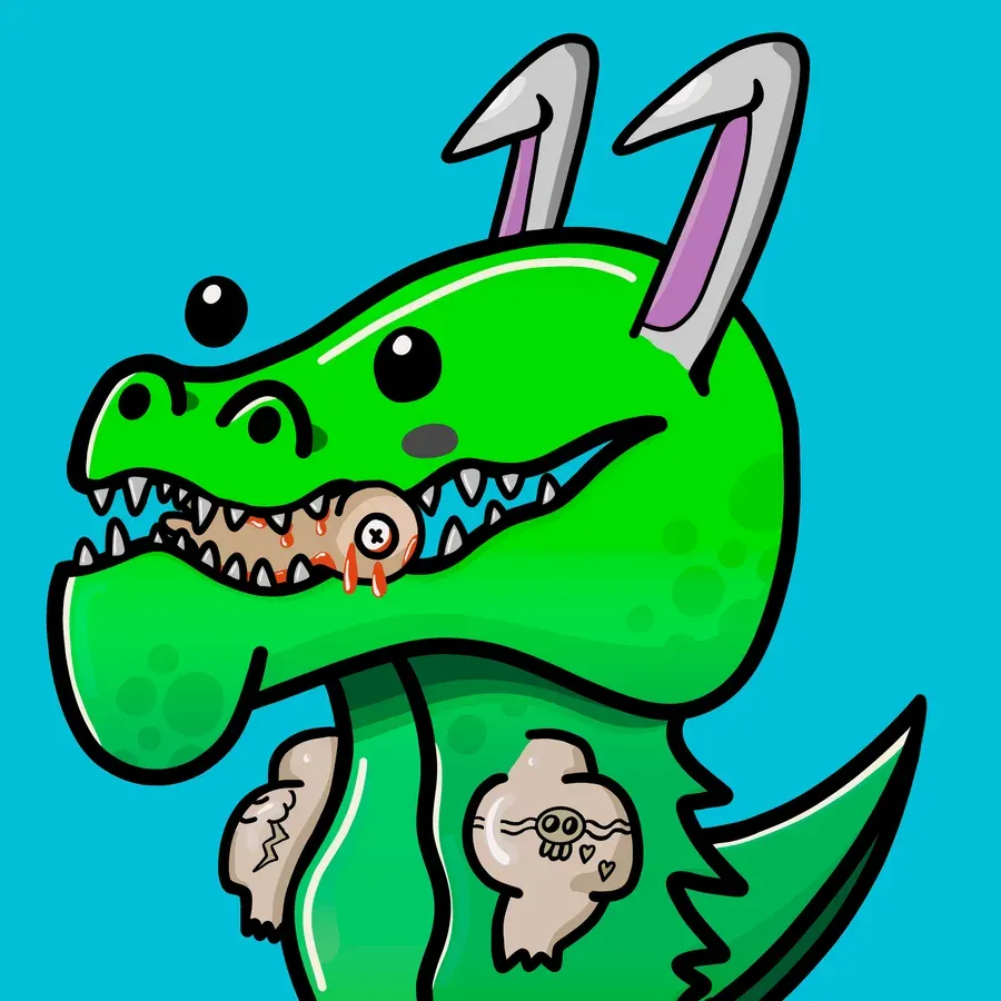Glitchy Gator number 3064