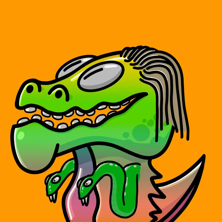 Glitchy Gator number 73