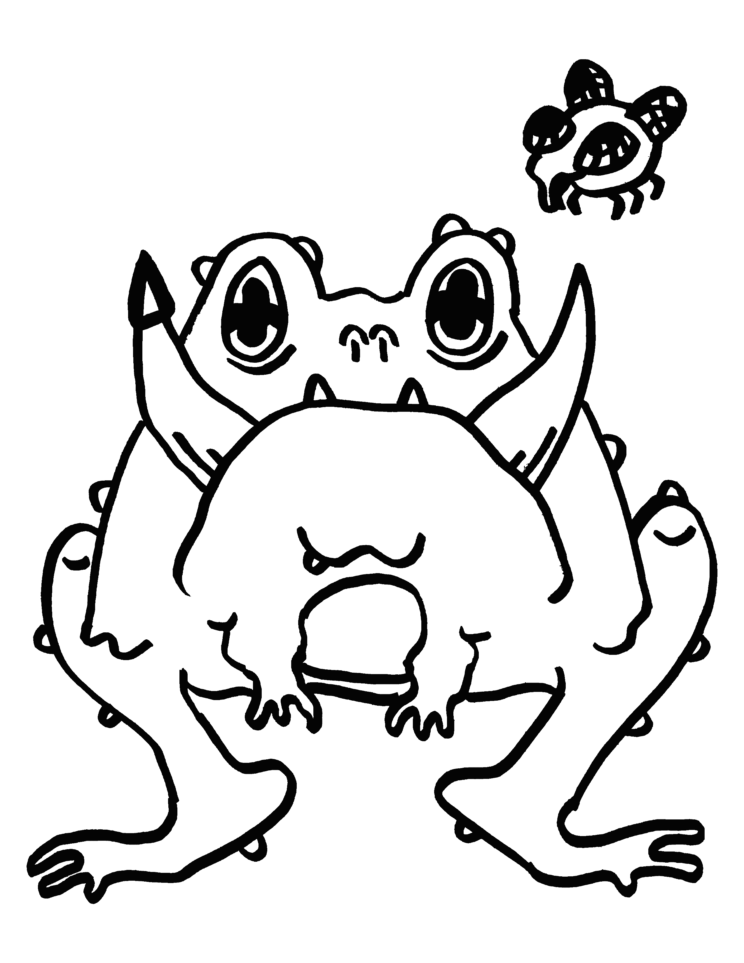 Coloring page: Monster 07
