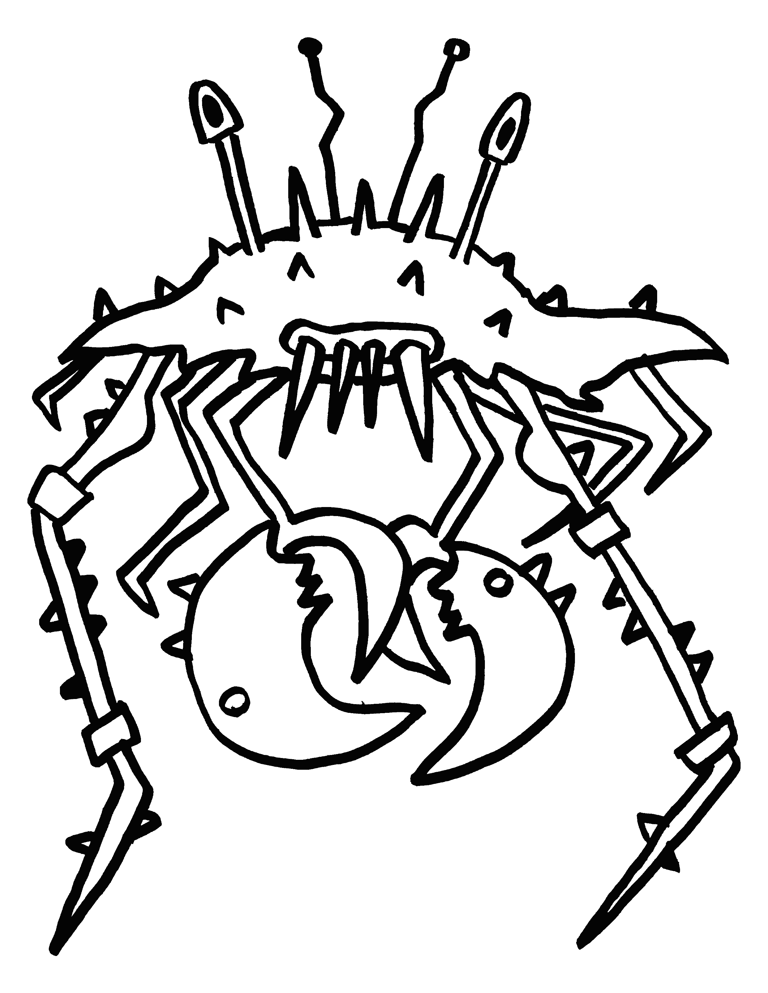 Coloring page: Monster 11