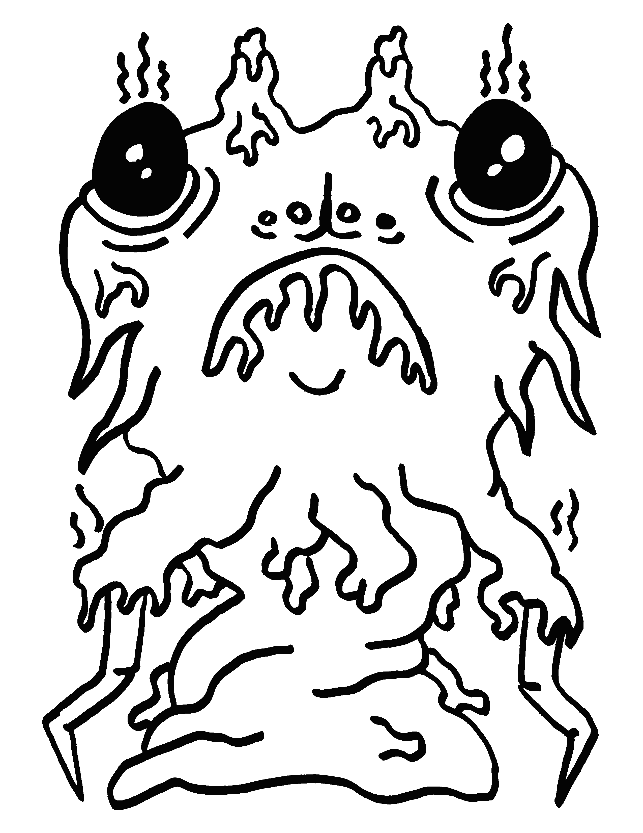 Coloring page: Monster 13