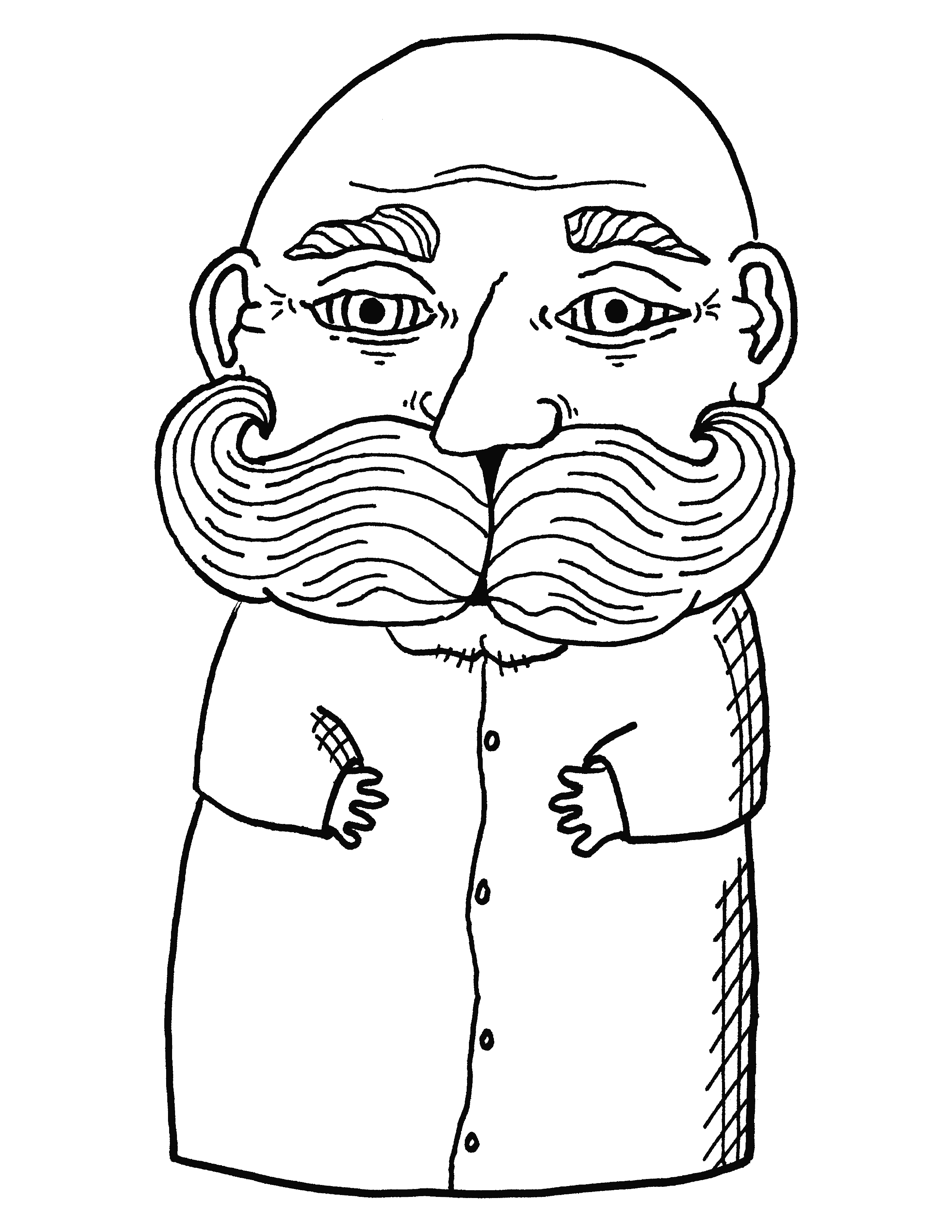 Coloring page: Monster 21